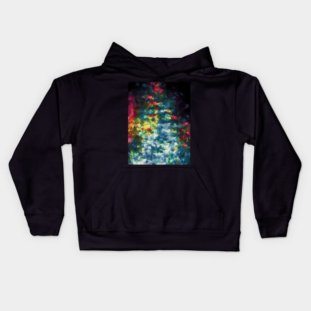 Abstract 124 Kids Hoodie by secretgardener